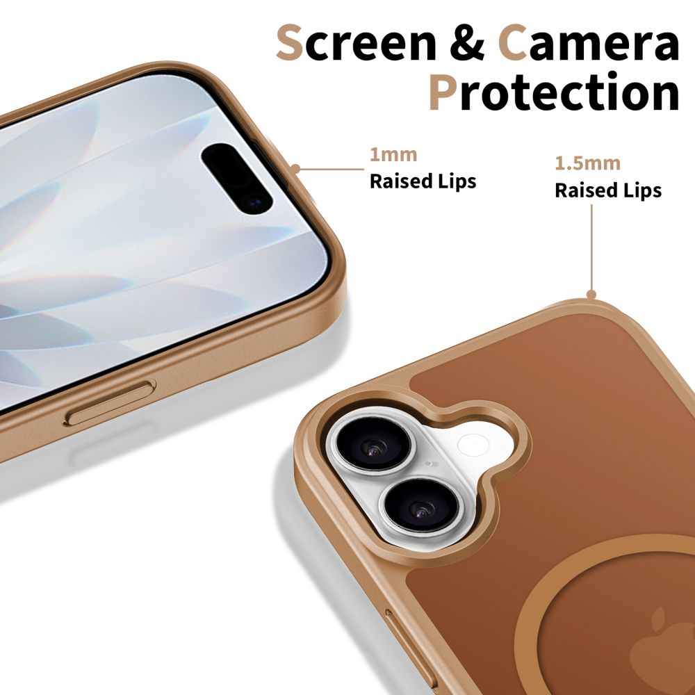 Θήκη MagSafe για Apple iPhone 17, Tech-Protect, BasicMag, Καφέ