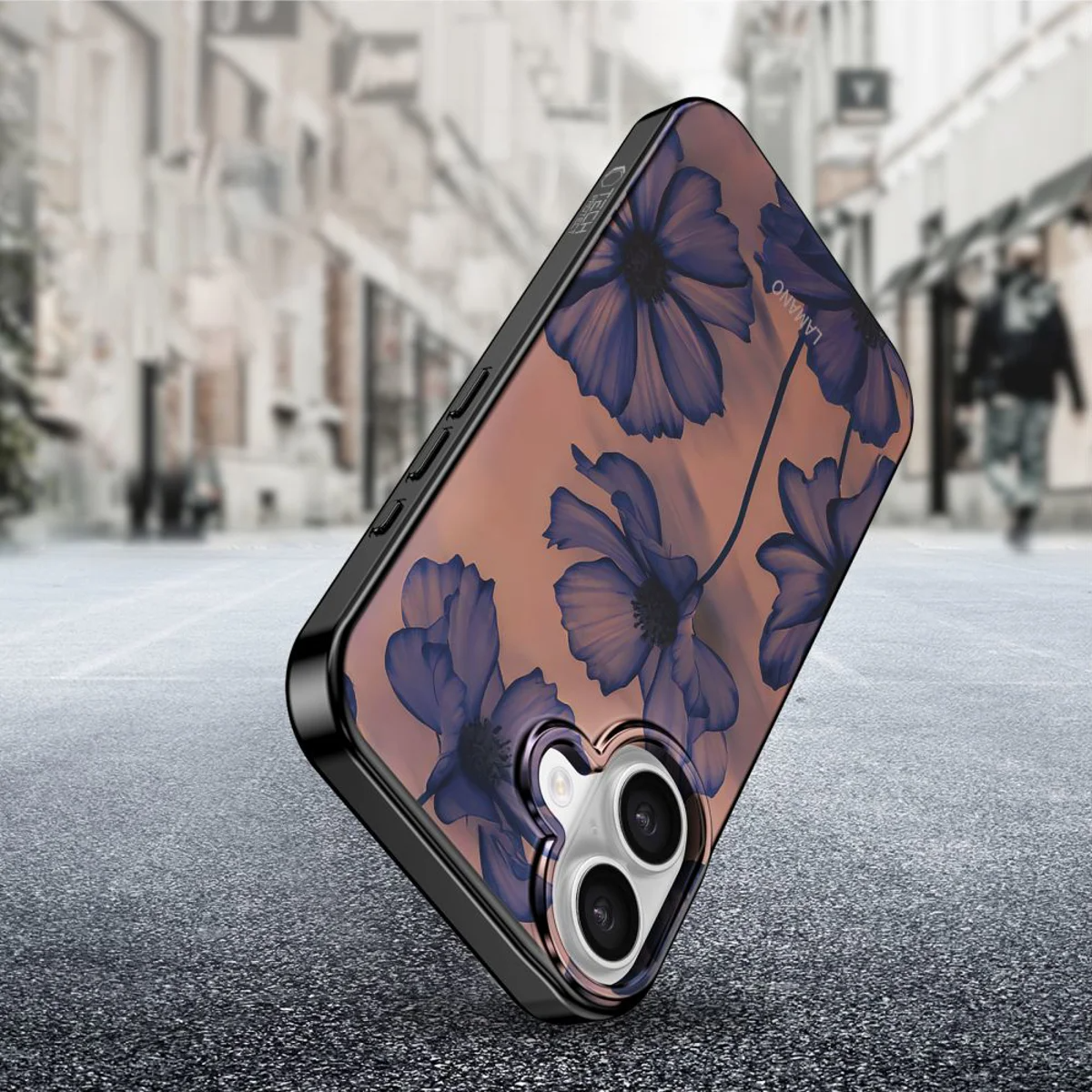 Θήκη MagSafe για Apple iPhone 16, Tech-Protect, Lamano Velvet Night, Μαύρη