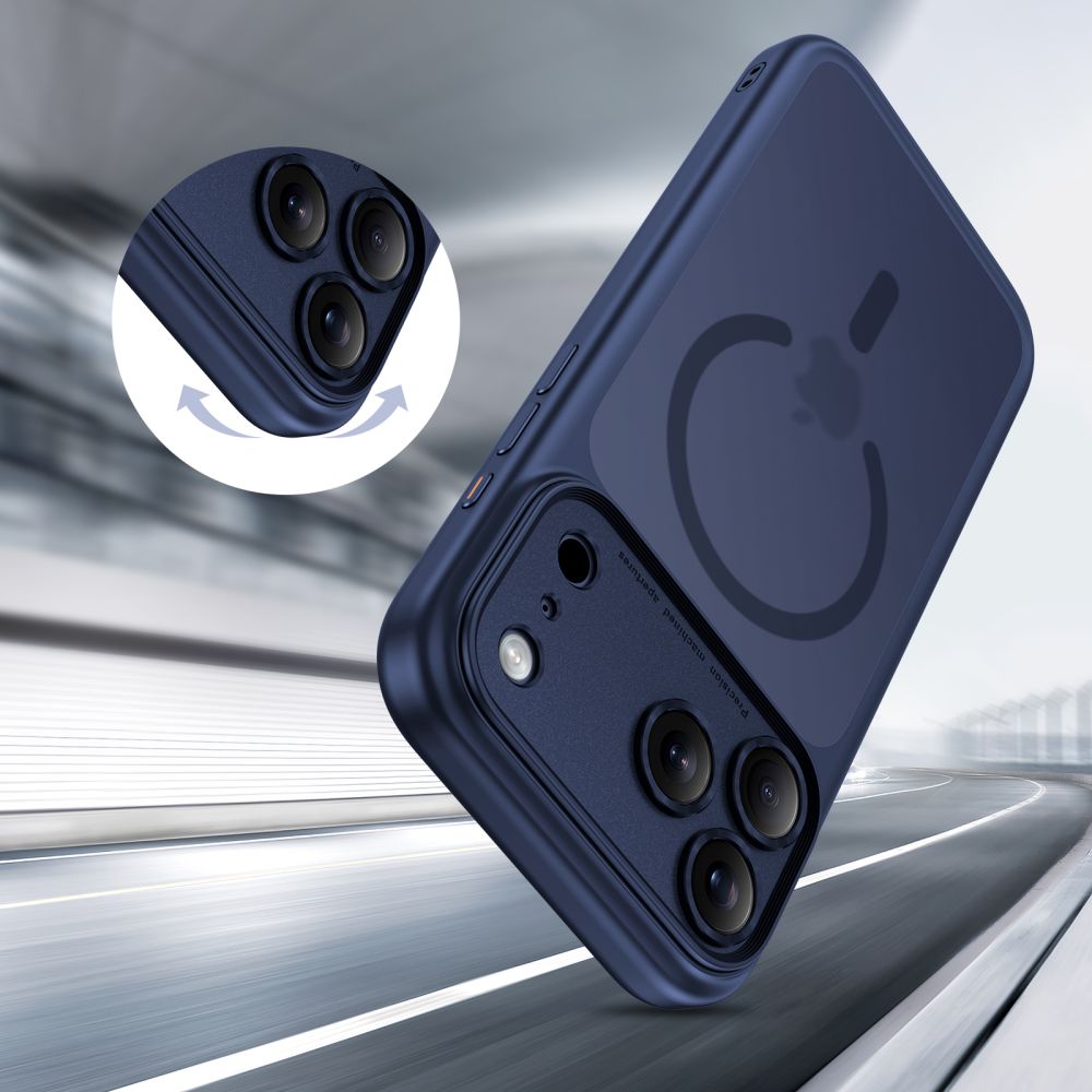 Θήκη MagSafe για Apple iPhone 17 Pro Max, Tech-Protect, MagPeak, Ματ Μπλε