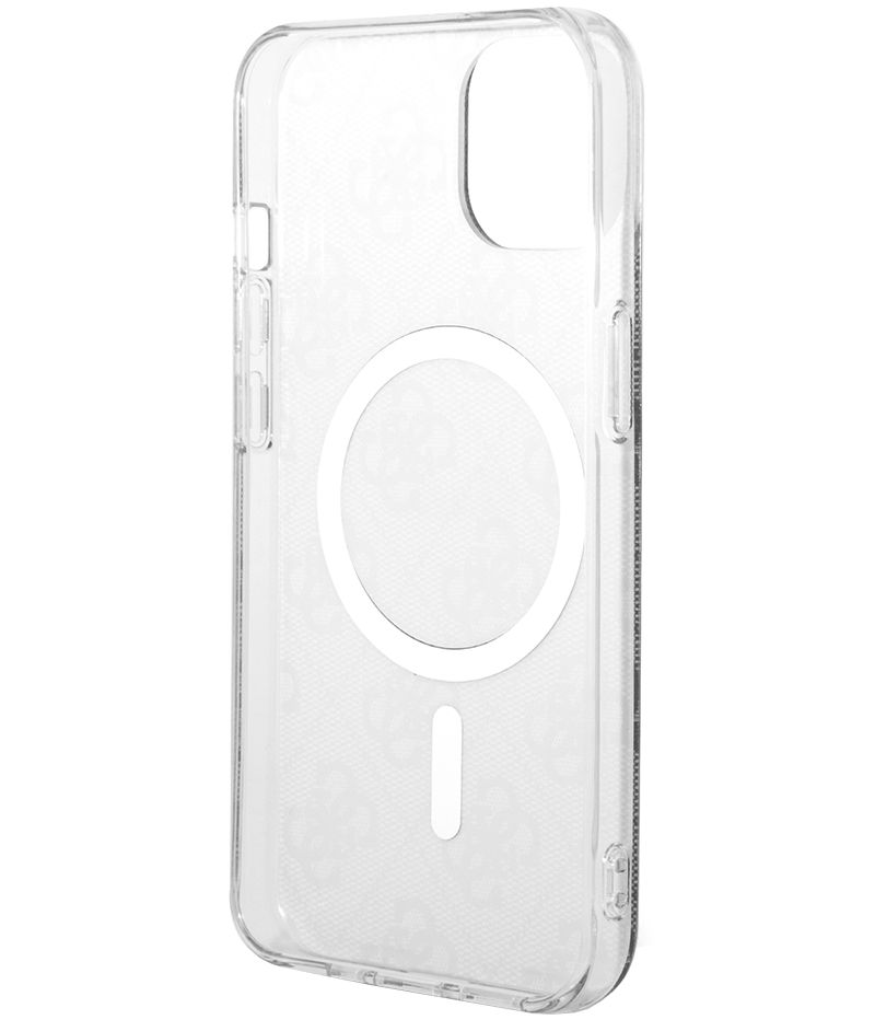 Θήκη MagSafe για Apple iPhone 15, Guess, 4G IML, Μαύρη GUHMP15SH4STK