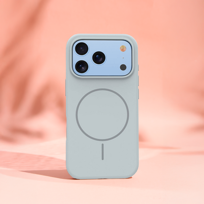 Θήκη MagSafe για Apple iPhone 18 Pro Max / 17 Pro Max, OEM, Λεπτή Σιλικόνη, Γκρι