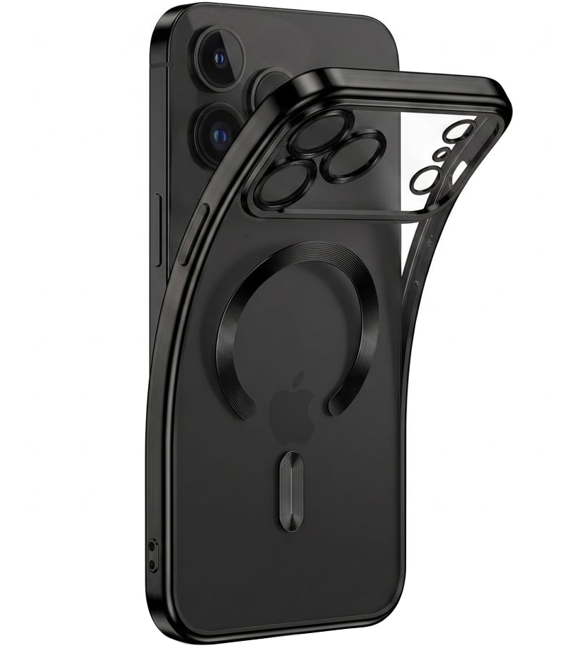 Θήκη MagSafe για Apple iPhone 18 Pro Max / 17 Pro Max, Tech-Protect, Magflex, Μαύρο Σατινέ