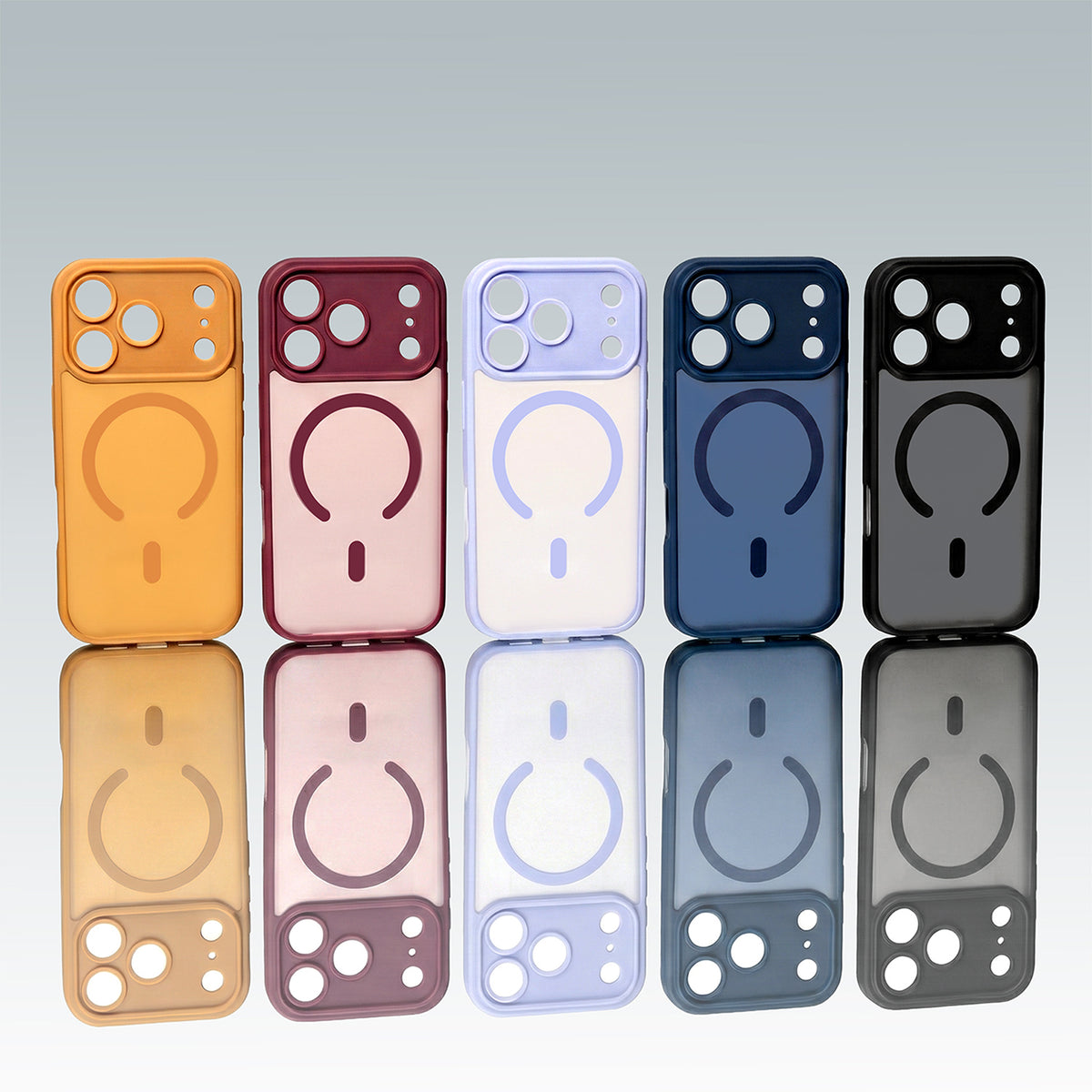 Θήκη MagSafe για Apple iPhone 18 Pro Max / 17 Pro Max, Etteri, Matt Mag, Μπλε σκούρο