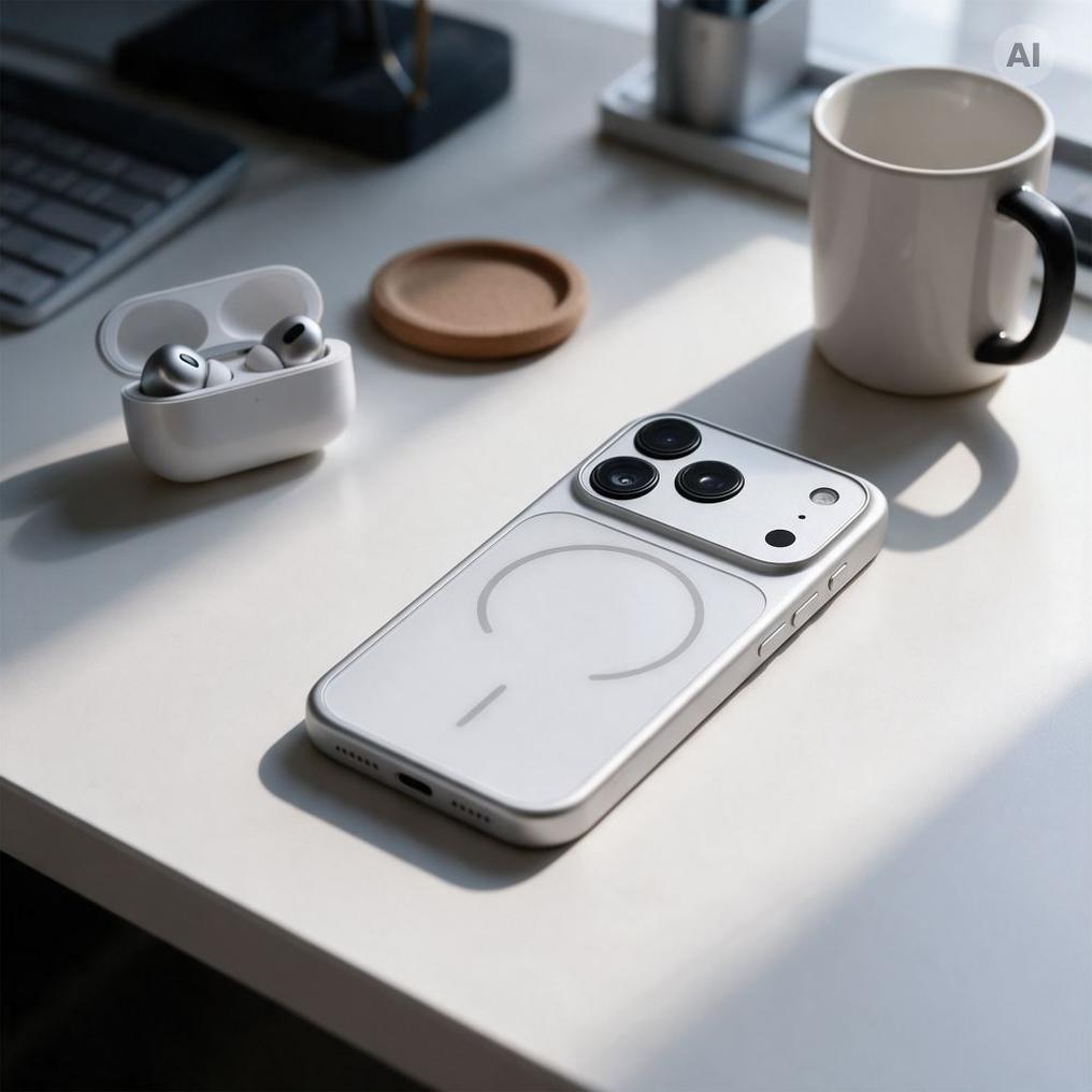 Θήκη MagSafe για Apple iPhone 18 Pro / 17 Pro, OEM, Make 18, Ασημί