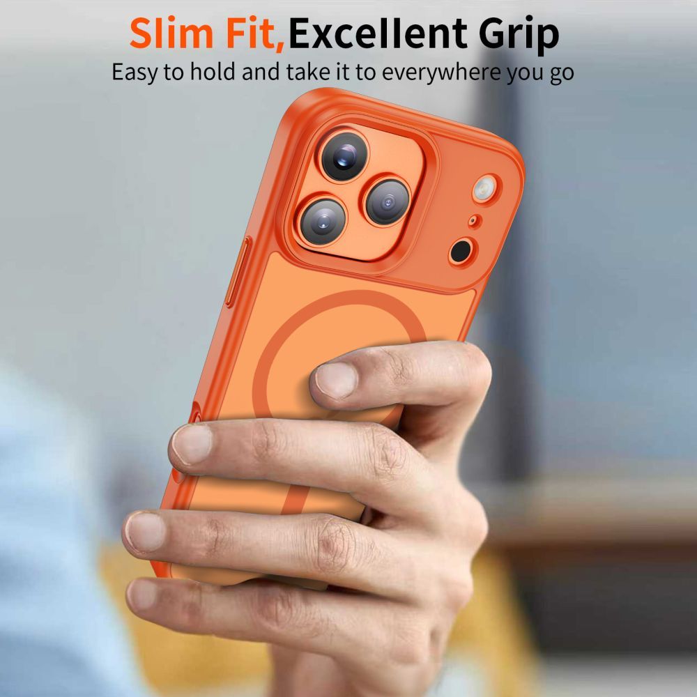 Θήκη MagSafe για Apple iPhone 17 Pro Max, Tech-Protect, Magmat, Ματ Πορτοκαλί