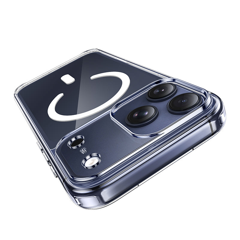 MagSafe Case for Apple iPhone 17 Pro Max, Borofone, BI5 Ice Shield, Transparent
