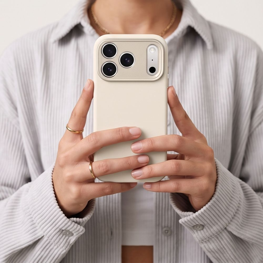 Θήκη MagSafe για Apple iPhone 18 Pro / 17 Pro, Tech-Protect, Uniq CC, Μπεζ