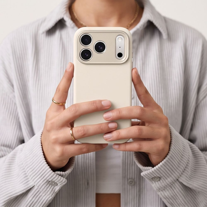 Θήκη MagSafe για Apple iPhone 18 Pro / 17 Pro, Tech-Protect, Uniq CC, Μπεζ