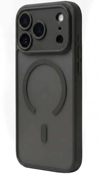 Θήκη MagSafe για Apple iPhone 18 Pro / 17 Pro, OEM, Mag Big Hole, Μαύρη Ματ