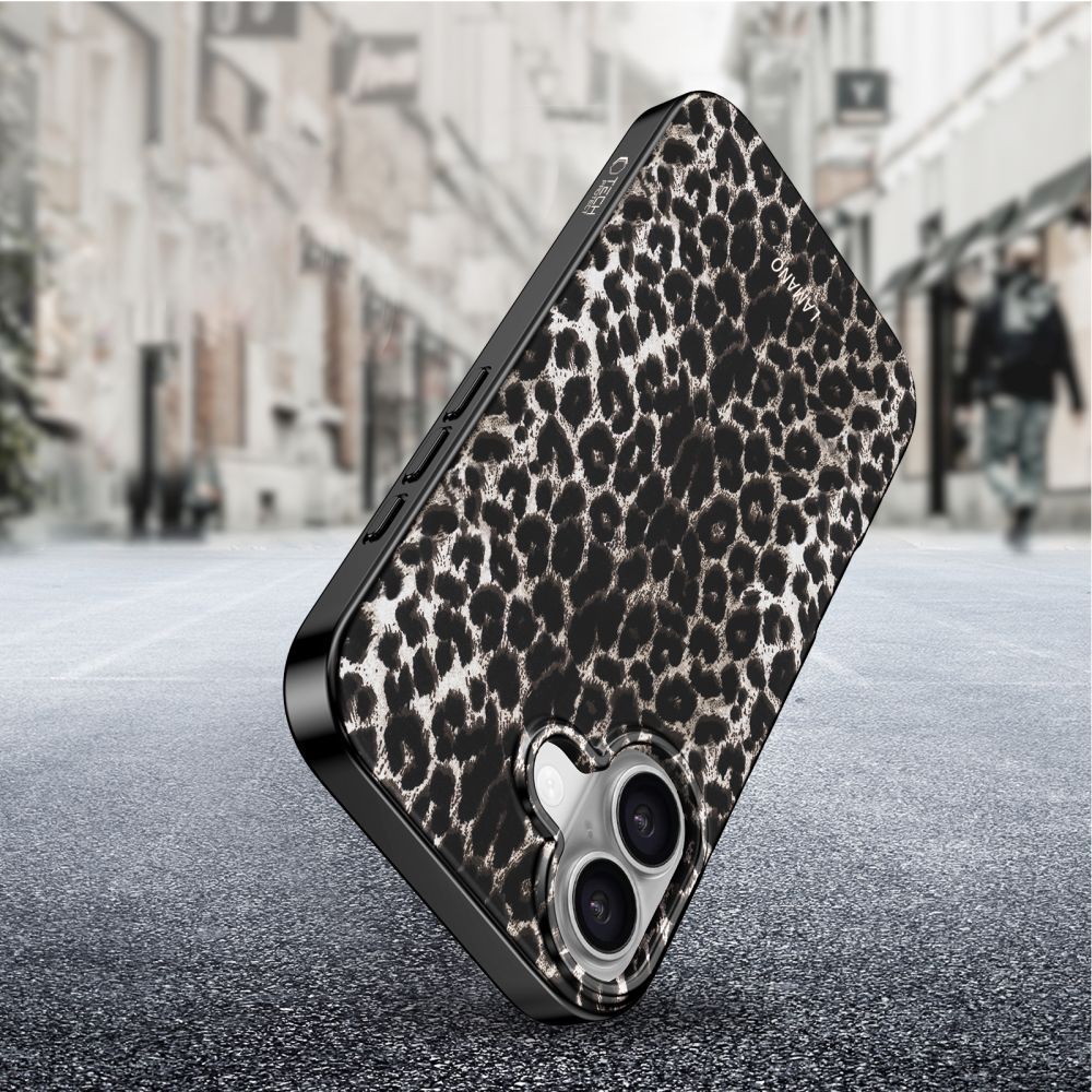 Θήκη MagSafe για Apple iPhone 17, Tech-Protect, Lamano Leopard, Μαύρη