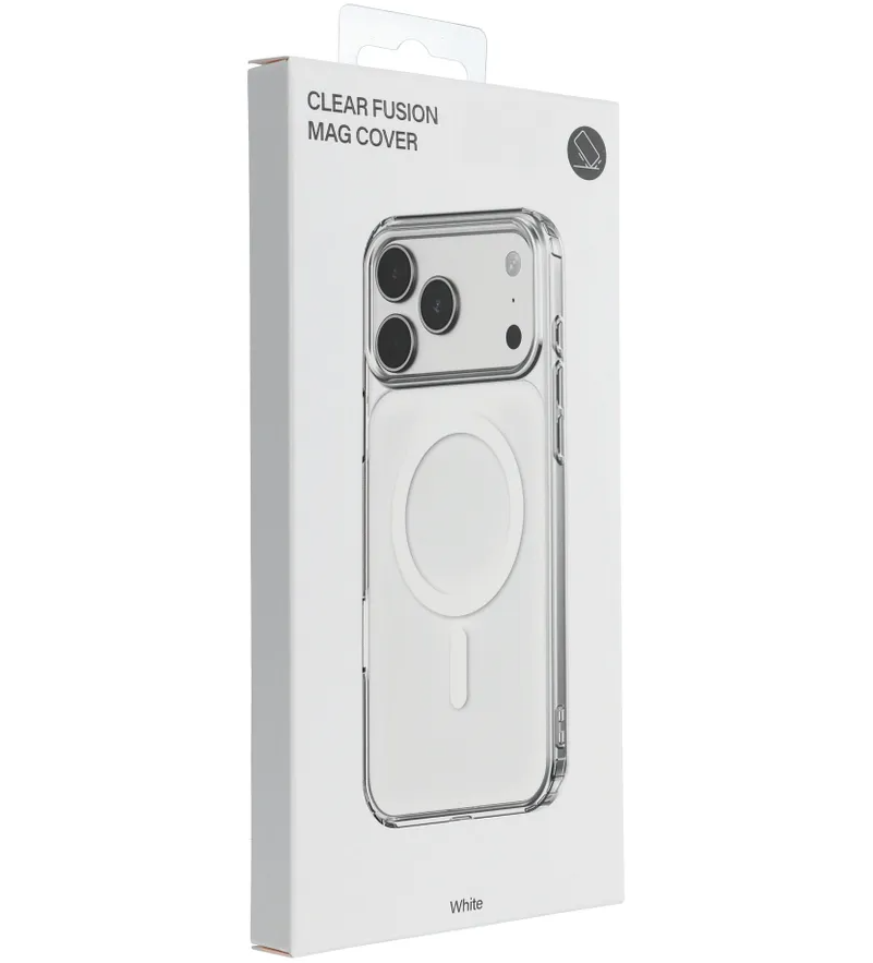 Θήκη MagSafe για Apple iPhone 17e / 16e, OEM, Clear Fusion Mag Cover, Λευκό