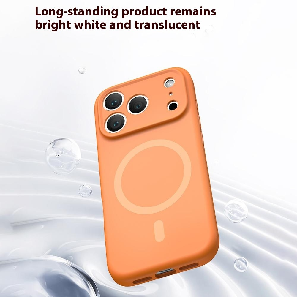 MagSafe Case for Apple iPhone 17 Pro Max, OEM, Liquid Silicone, Pink