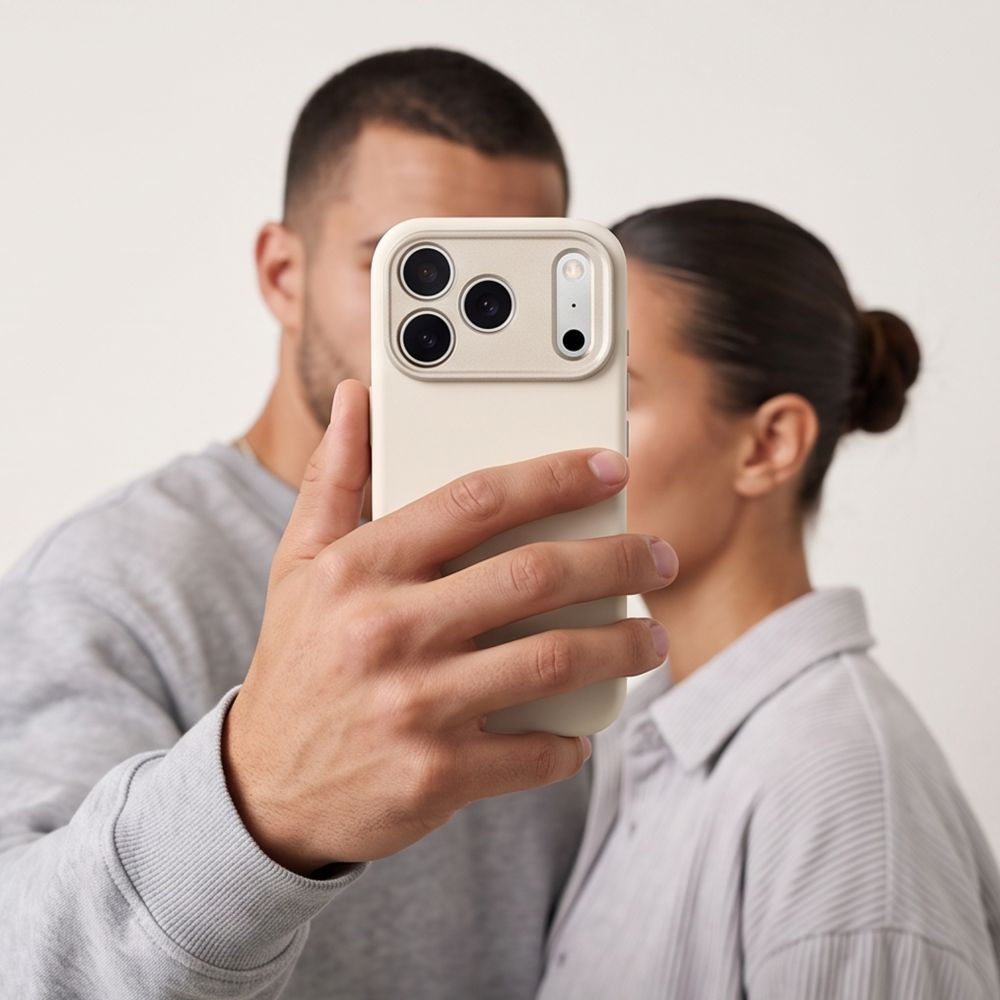 Θήκη MagSafe για Apple iPhone 18 Pro / 17 Pro, Tech-Protect, Uniq CC, Μπεζ