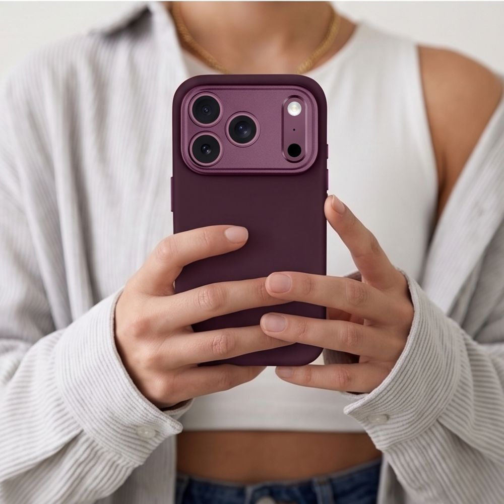 Θήκη MagSafe για Apple iPhone 18 Pro / 17 Pro, Tech-Protect, Uniq CC, Βυσσινί
