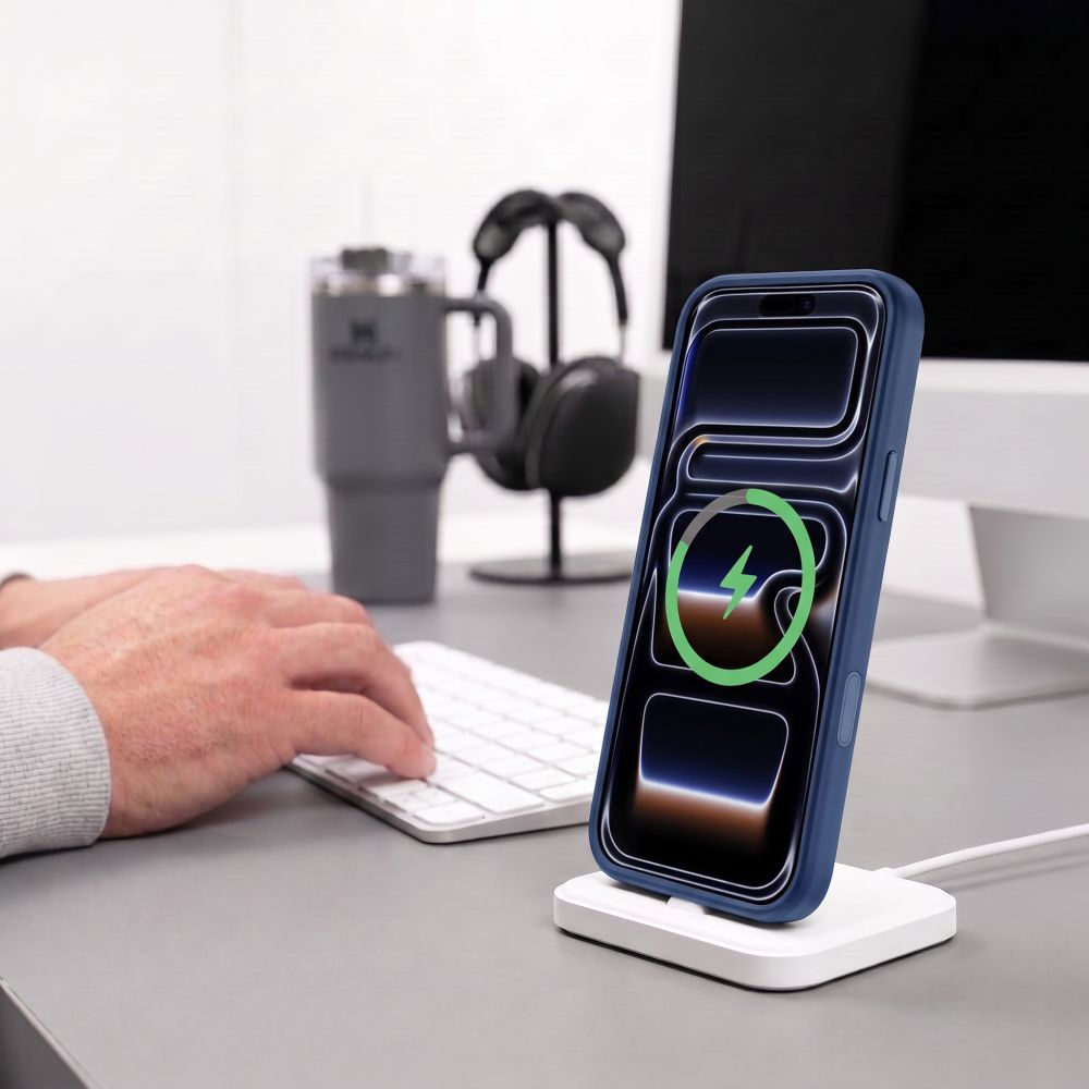 MagSafe Case for Apple iPhone 18 Pro Max / 17 Pro Max, Tech-Protect, MagPeak CC, Navy Blue