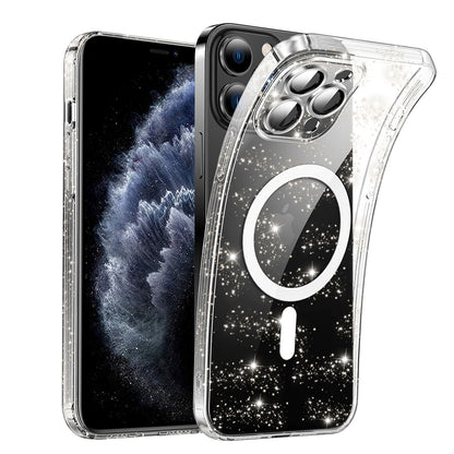 Θήκη MagSafe για Apple iPhone 11 Pro, Techsuit, SparkleSkin, Διαφανής