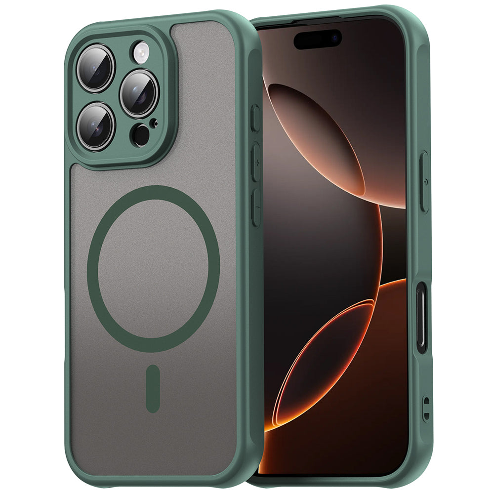 MagSafe Case for Apple iPhone 11, Techsuit, HaloFrost II, Green