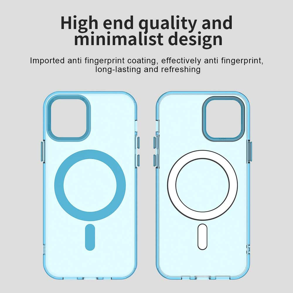 Θήκη MagSafe για Apple iPhone 12 / 12 Pro, Techsuit, CandyCase, Μπλε