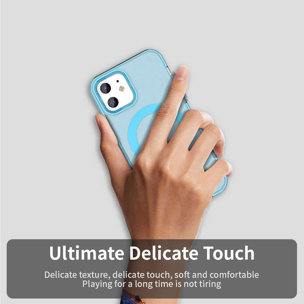 Θήκη MagSafe για Apple iPhone 12 / 12 Pro, Techsuit, CandyCase, Μπλε