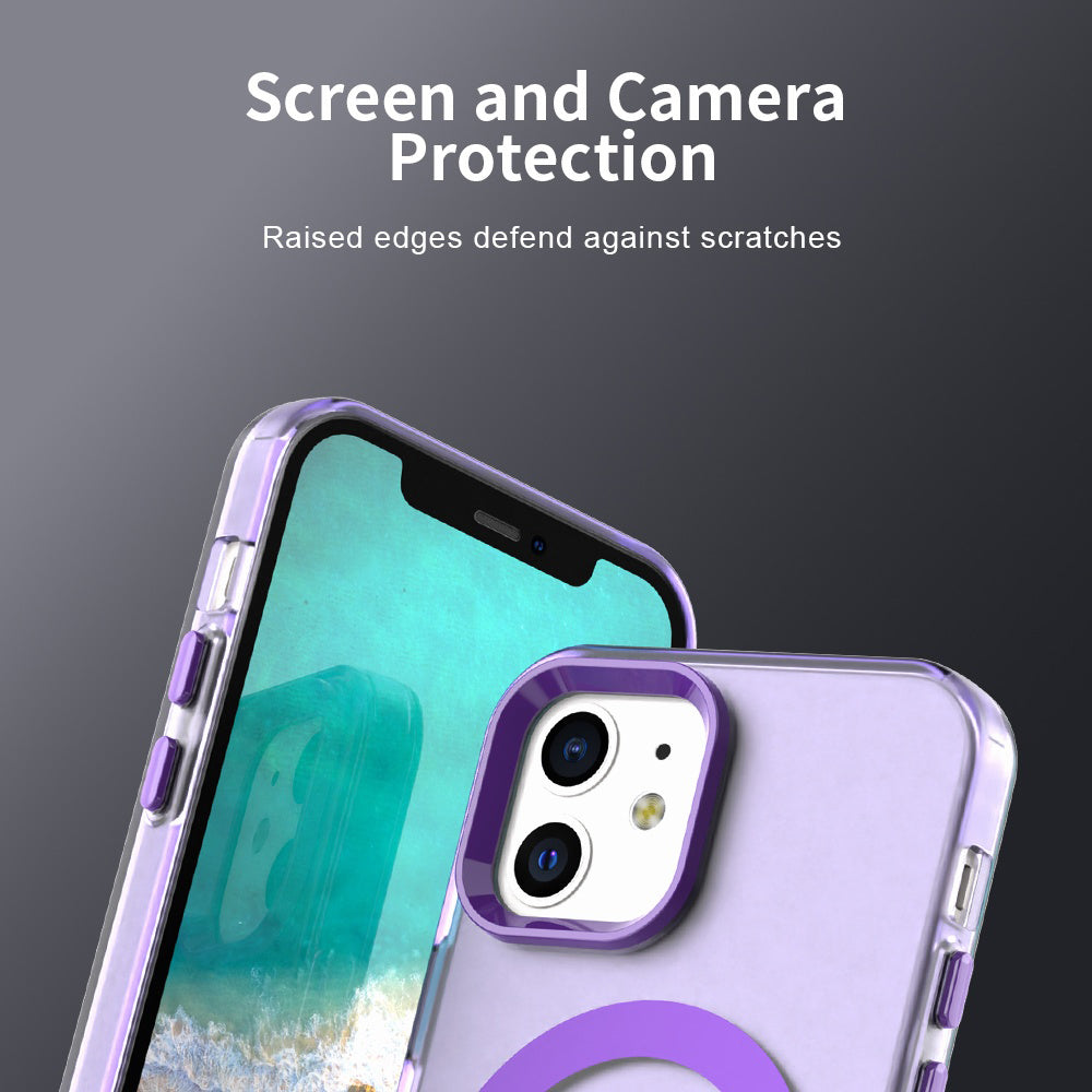 Θήκη MagSafe για Apple iPhone 12 / 12 Pro, Techsuit, CandyCase, Μωβ