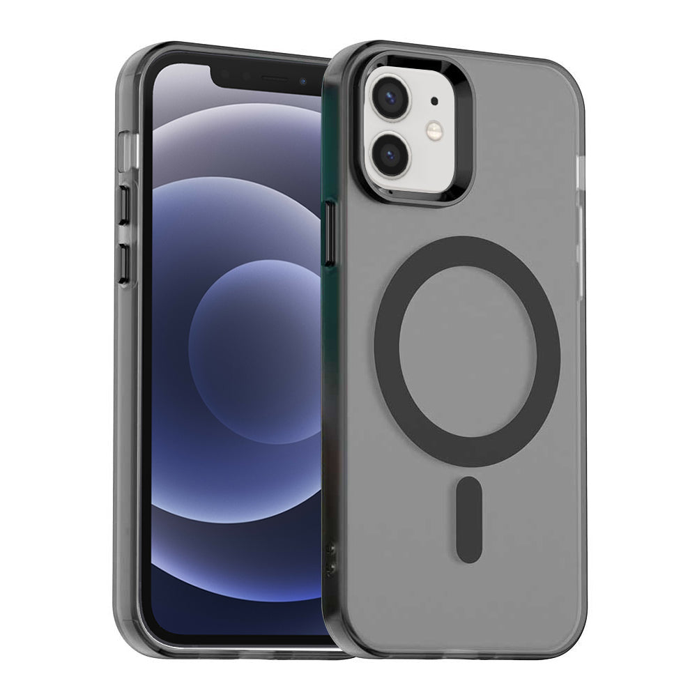 MagSafe Case for Apple iPhone 12 / 12 Pro, Techsuit, CandyCase, Black