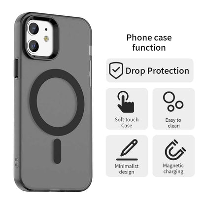 MagSafe Case for Apple iPhone 12 / 12 Pro, Techsuit, CandyCase, Black