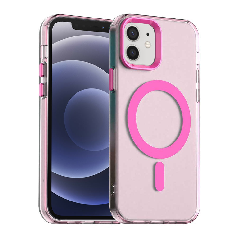 Θήκη MagSafe για Apple iPhone 12 / 12 Pro, Techsuit, CandyCase, Ροζ
