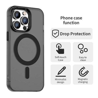 Θήκη MagSafe για Apple iPhone 12 Pro Max, Techsuit, CandyCase, Μαύρο