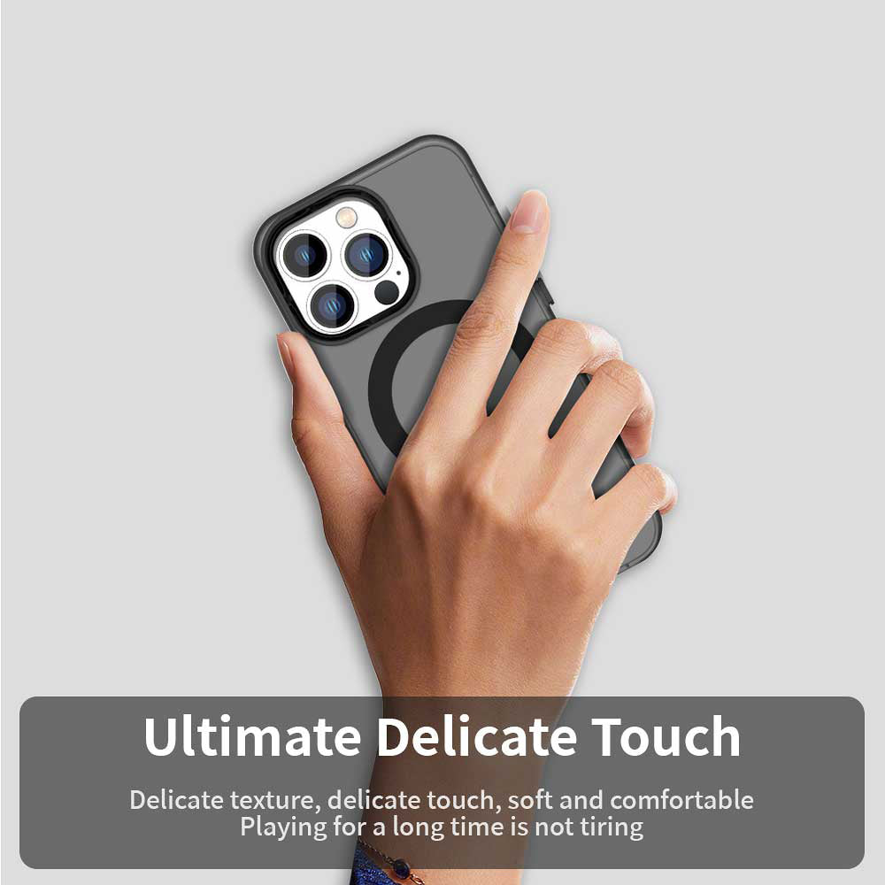 Θήκη MagSafe για Apple iPhone 12 Pro Max, Techsuit, CandyCase, Μαύρο