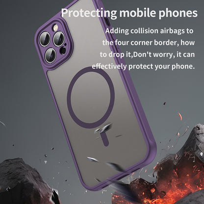 Θήκη MagSafe για Apple iPhone 12 Pro, Techsuit, HaloFrost II, Μωβ