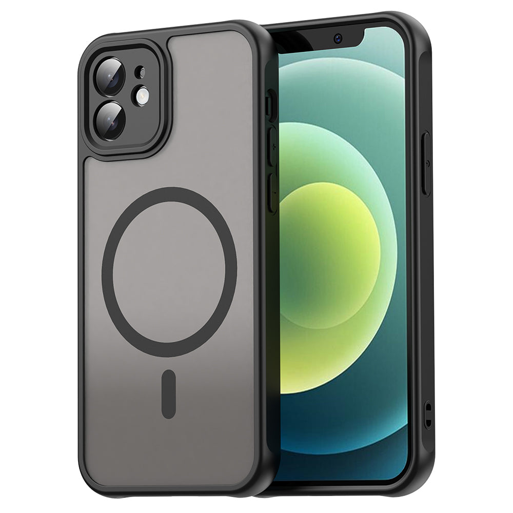 Θήκη MagSafe για Apple iPhone 12, Techsuit, HaloFrost II, Μαύρο