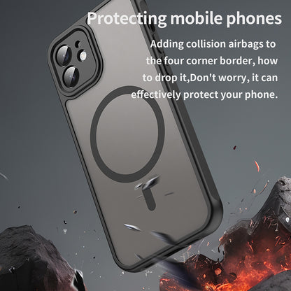 Θήκη MagSafe για Apple iPhone 12, Techsuit, HaloFrost II, Μαύρο