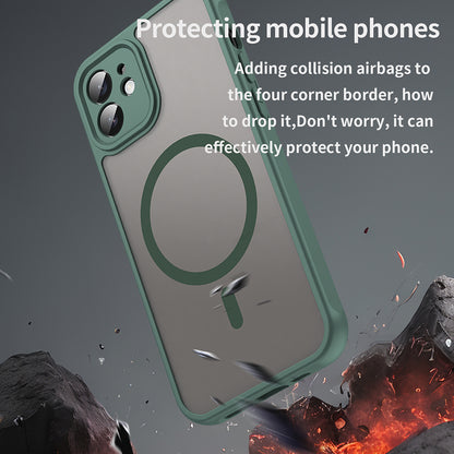 Θήκη MagSafe για Apple iPhone 12, Techsuit, HaloFrost II, Πράσινο