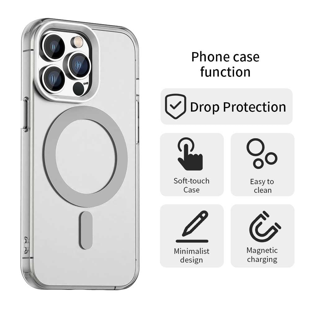 Θήκη MagSafe για Apple iPhone 13 Pro Max, Techsuit, CandyCase, Λευκό