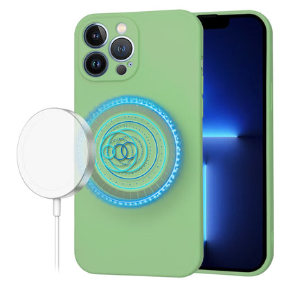 Θήκη MagSafe για Apple iPhone 13 Pro Max, Techsuit, SoftFlex, Ανοιχτό Πράσινο