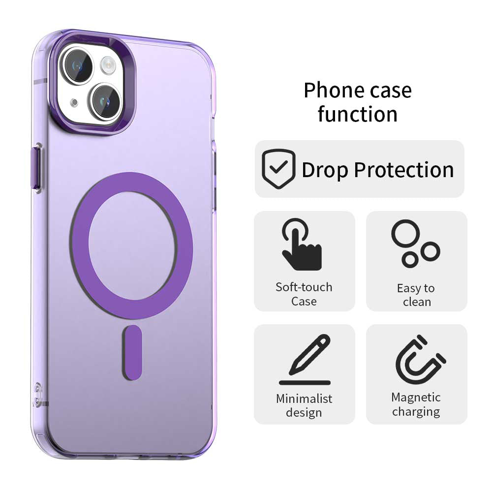 Θήκη MagSafe για Apple iPhone 13, Techsuit, CandyCase, Μωβ