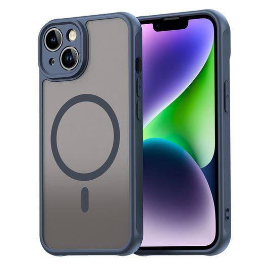 Θήκη MagSafe για Apple iPhone 13, Techsuit, HaloFrost II, Μπλε Σκούρο
