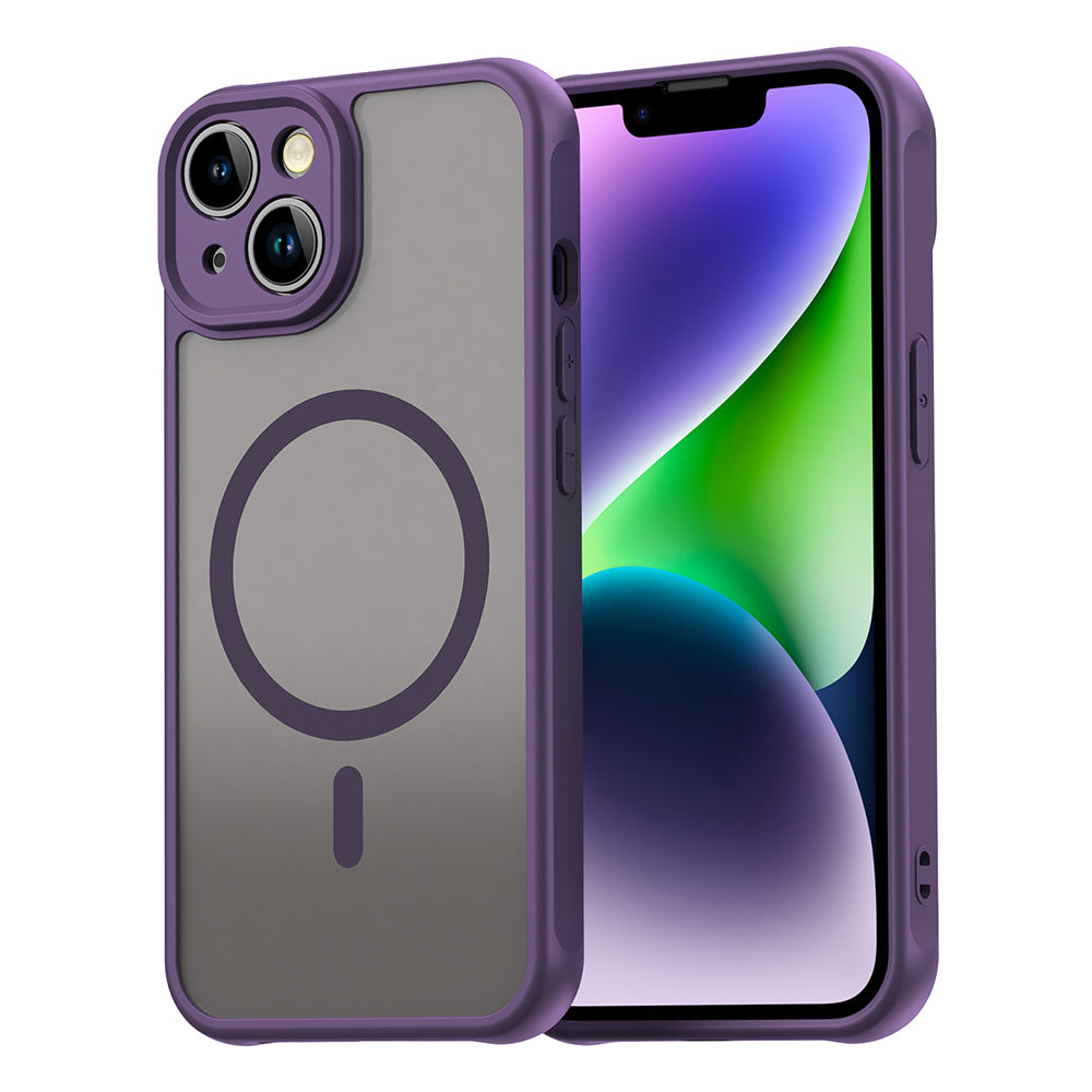 MagSafe Case for Apple iPhone 13, Techsuit, HaloFrost II, Purple