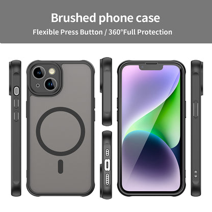 MagSafe Case for Apple iPhone 13, Techsuit, HaloFrost II, Black