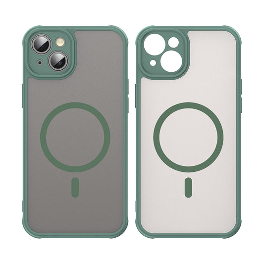 Θήκη MagSafe για Apple iPhone 14 Plus, Techsuit, HaloFrost II, Πράσινο