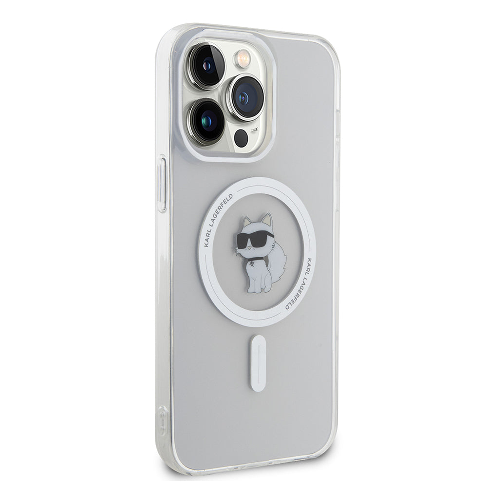 Θήκη MagSafe για Apple iPhone 14 Pro Max, Karl Lagerfeld, IML Choupette, Διάφανη
