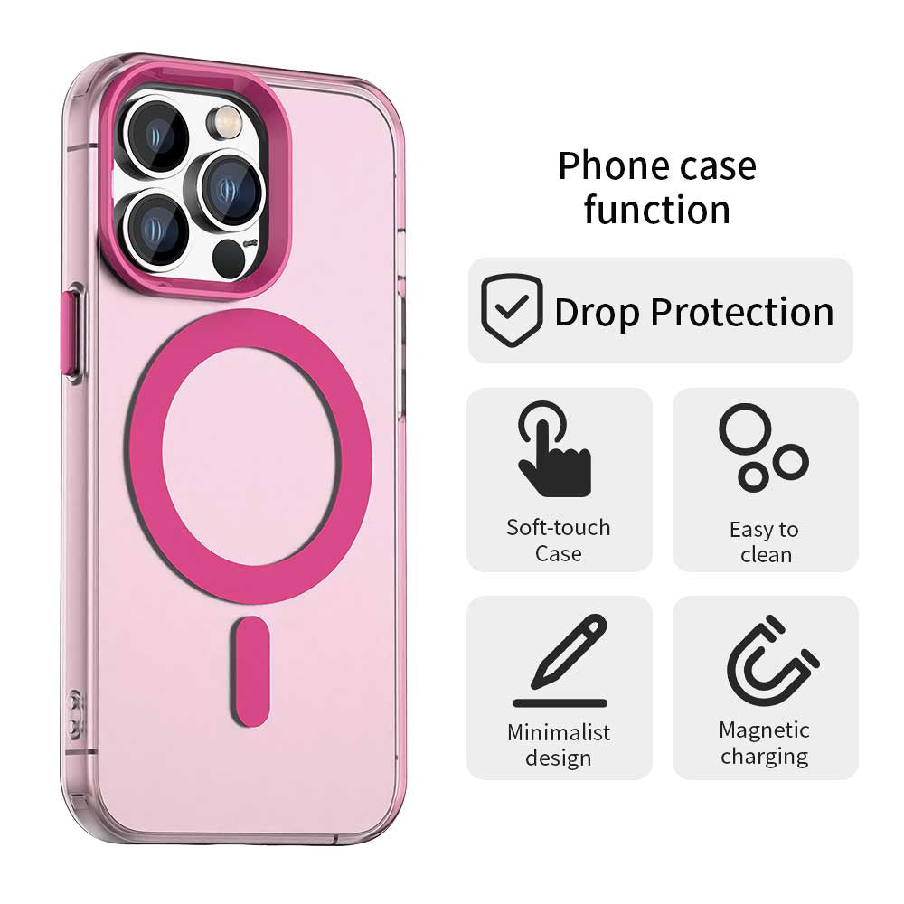 Θήκη MagSafe για Apple iPhone 14 Pro Max, Techsuit, CandyCase, Ροζ