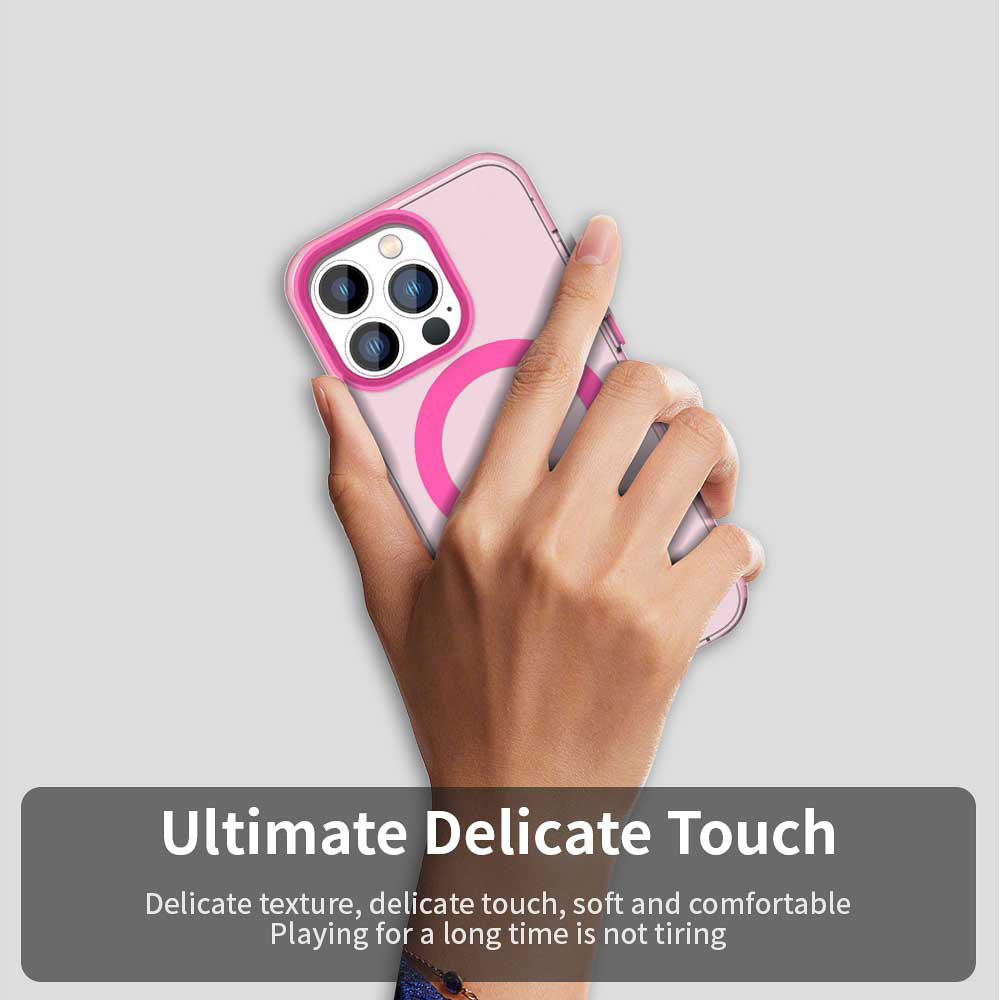 Θήκη MagSafe για Apple iPhone 14 Pro Max, Techsuit, CandyCase, Ροζ