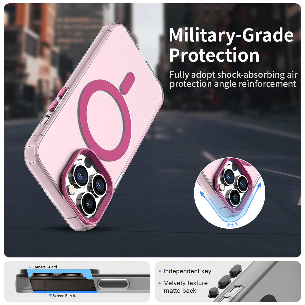 Θήκη MagSafe για Apple iPhone 14 Pro Max, Techsuit, CandyCase, Ροζ