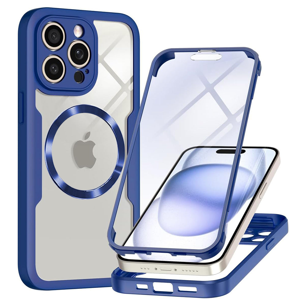 Θήκη MagSafe για Apple iPhone 14 Pro Max, Techsuit, ColorVerse 360, Μπλε