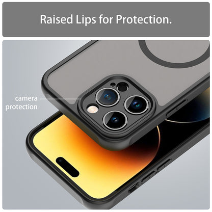 MagSafe Case for Apple iPhone 14 Pro Max, Techsuit, HaloFrost II, Black