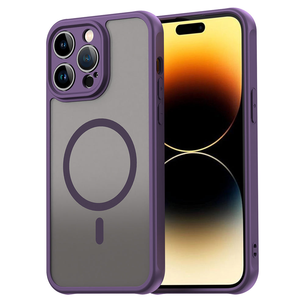 Θήκη MagSafe για Apple iPhone 14 Pro, Techsuit, HaloFrost II, Μωβ