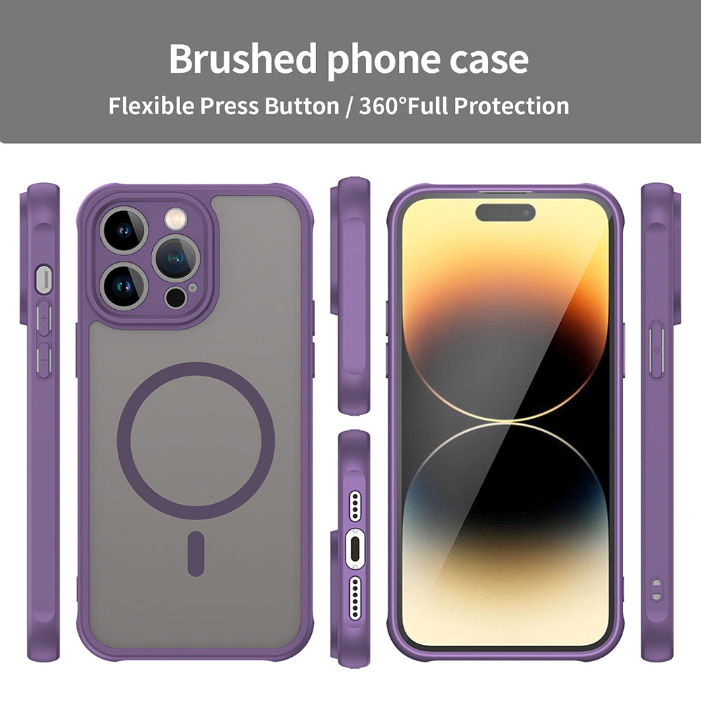 Θήκη MagSafe για Apple iPhone 14 Pro, Techsuit, HaloFrost II, Μωβ