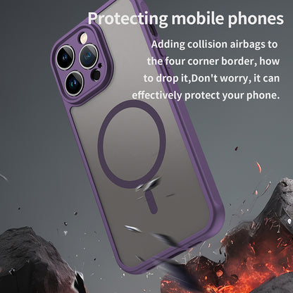Θήκη MagSafe για Apple iPhone 14 Pro, Techsuit, HaloFrost II, Μωβ