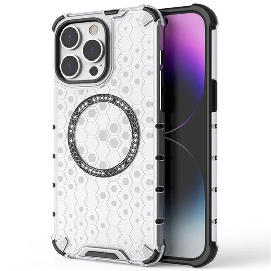 Θήκη MagSafe για Apple iPhone 14 Pro, Techsuit, HoneyComb Shield, Μαύρη
